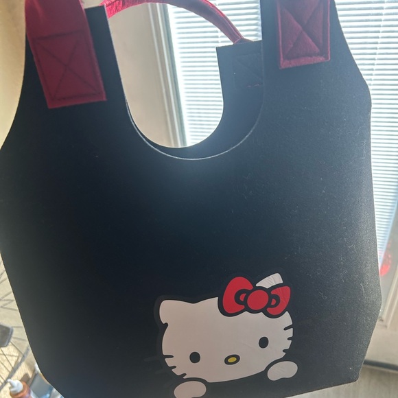 Hello Kitty Black and Red Tote Bag - Picture 3 of 5